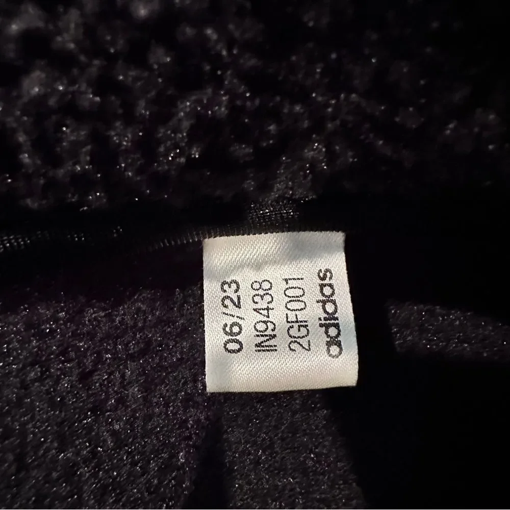 adidas Men's Pullover Fleece; Quarter Snap; Pockets; Size XXL
